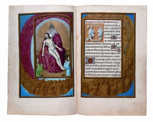 Fólios do Livro de Horas de Rothschild, Ghent ou Bruges, c.1505