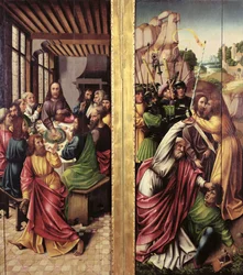 Beijo de Judas e Última Ceia, cerca de 1500