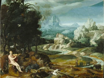 Paisagem com Orfeu, c.1570