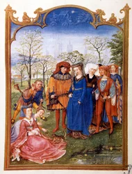 Casamento no campo a partir de um Bréviaire Grimani