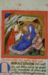Sra. Gen 1111 Página da Legenda Aurea, Bruges, c.1400-10