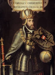 Retrato em pé de Carlos V