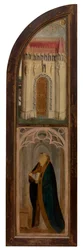 Painel direito de Madonna e Petrus Wijts (óleo sobre painel)