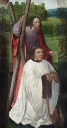 Santo André e doador, São Tiago [2 painéis]