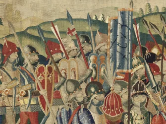 Tapeçaria mostrando as Conquistas do rei Alfonso V de Portugal