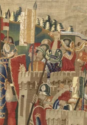 Tapeçaria mostrando as Conquistas do rei Alfonso V de Portugal