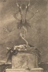 O Sacrifício, de Os Satânicos, ca. 1882., c. 1882.