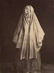 Mulher turca no vestido da cidade, década de 1870.
