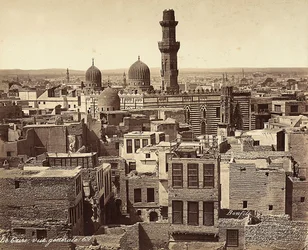 Vista panoramic, de, cairo, egito
