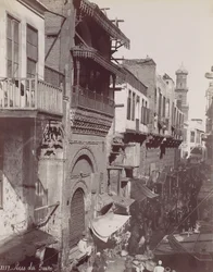 Rua do Cairo, década de 1870.