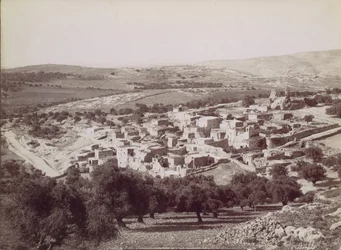 Vista geral de Betânia - Vista geral de Betânia, c. 1880.