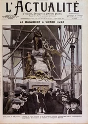 Inauguração do monumento a Victor Hugo por Barrias, Paris, 17 de janeiro
