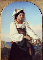 Pintura de Felix Joseph Barrias (1822-1907) 1846 Nantes, Musee des Beaux Arts