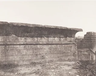 Esneh Latopolis, Construção Sandy - Parede Exterior - Cornija..., 1851-52, impresso 1853-54.