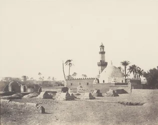 Souâdj, Cemitério Muçulmano e Túmulo de Mouràd-Bey, 1851-52, impresso em 1853-54.