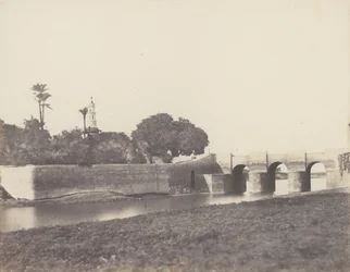 Syout, Pont Sur le Grand Canal, 1851-52, impresso em 1853-54.
