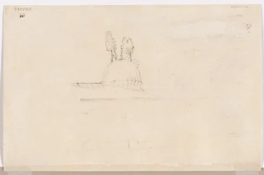 Esboço para Pavilhão Perto de uma Mesquita (verso)