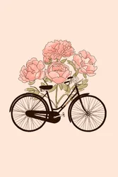 Bicicleta e flor : Paris, 2022 (digital)