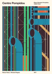 Centre Pompidou - Paris, 2020 (digital)