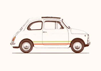Cinquecento, 2023 (lápis e digital)