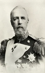 Retrato de Óscar II , rei da Suécia e da Noruega (foto)