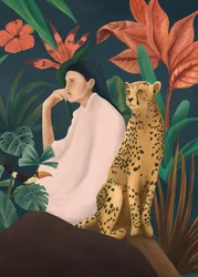 Mulher Pensativa: Chita da Selva