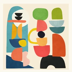 Formas abstratas vibrantes