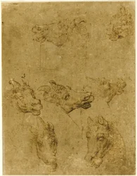 Cabeças de cavalos e unicórnios