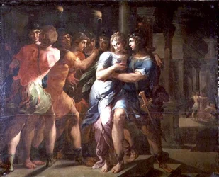 O Rapto de Chariclo (óleo sobre tela)