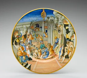 A queima de Tróia, entre 1570 e 1574