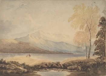 Paisagem de Lakeland, início do século XIX.