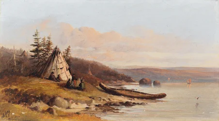 Na Baía de Mahon, olhando para o leste, 15 de agosto de 1865