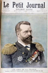 Almirante Nikolai Skrydlov, oficial da Marinha russa, 1895
