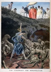 Menelik II da Etiópia, 1898