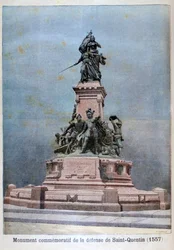 Monumento à defesa de St Quentin, 1557, 1896