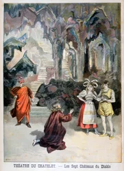 Performance de Les Sept Chateaux du Diable, Teatro du Chatelet, Paris, 1896