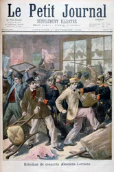 Rebelião dos recrutas de Alsaciens-Lorrains, 1896