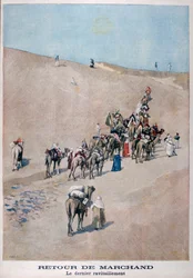 Retorno de comerciantes, 1899