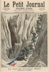 A morte do tenente Bujon: A descoberta de seu corpo, de &39;Le Petit Journal&39;, 12 de setembro de 1891