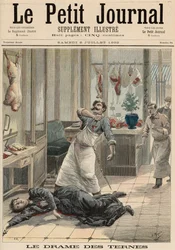 O drama na Avenue des Ternes, de &39;Le Petit Journal&39;, 2 de julho de 1892