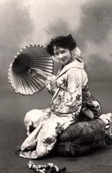 Isabel Jay 1879-1927, cantora e atriz de ópera, 1906.