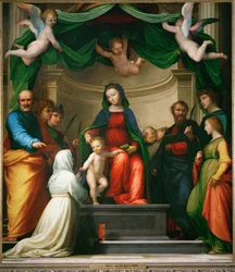 O casamento místico de Santa Catarina de Sena ...