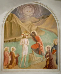Cella 24: Cristo batizado (fresco)