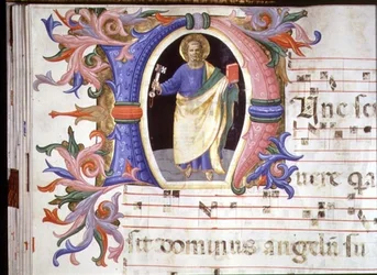 Sra. 558 f.60v Historiated 