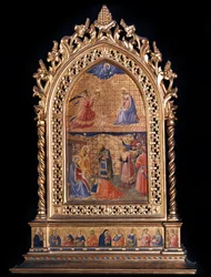 Anunciação e adoração dos Magos (Pintura em madeira