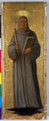São Bernardo de Clairvaux, c.1435-40 (têmpera sobre madeira de choupo)
