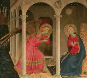 A Anunciação (tempera no painel) (ver também 43914)