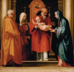A cena de Cristo no Templo