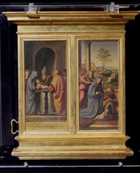 Apresentação no Templo e na Natividade, c.1497 (têmpera no painel)