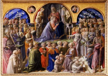 A Coroação da Virgem, entre 1439 e 1447